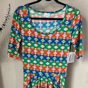⭐️10/$10 NWT Lularoe Nicole Fit and Flare Dress Size Small